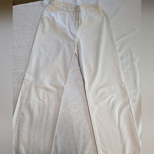 LOFT Casual cotton Marissa pants, light linen color, 29